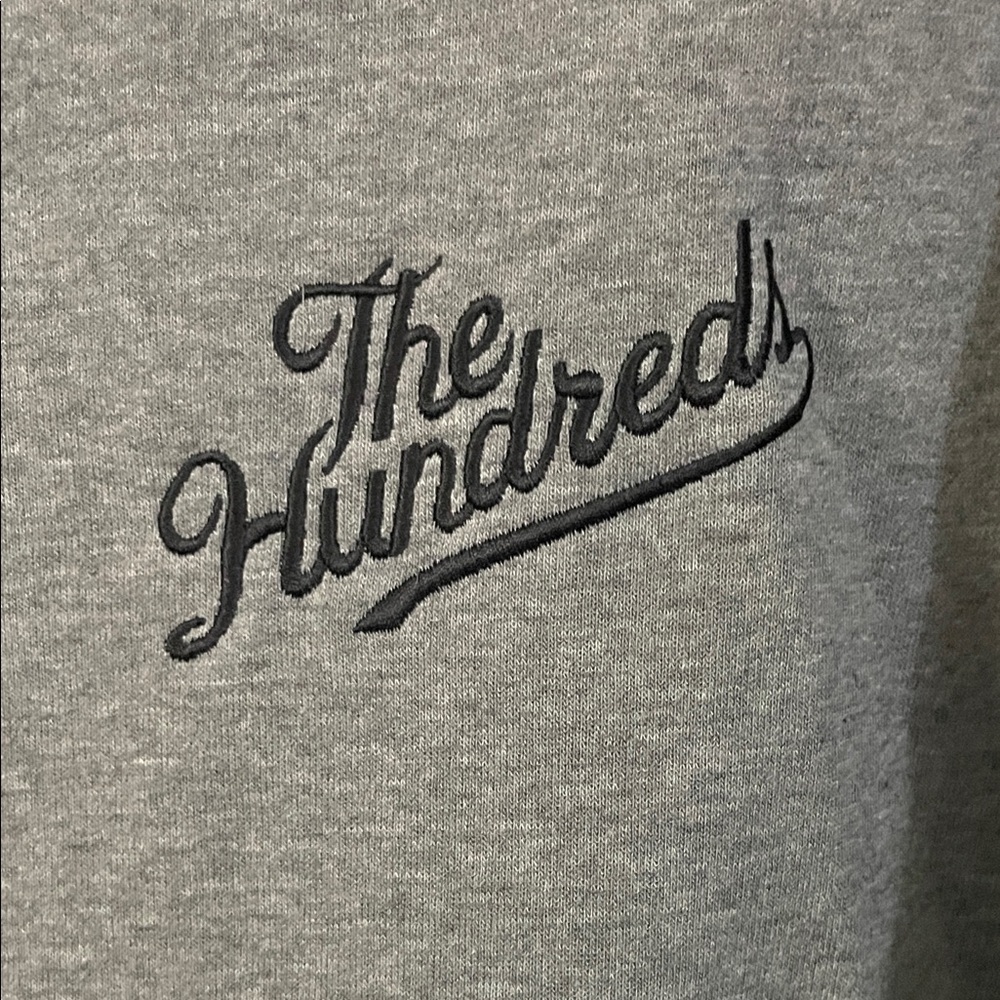 The Hundreds Black And Gray Varsity Jacket. Size M View 2